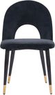 Zuo® Modern Menlo Black/Gold Dining Side Chair Set-1