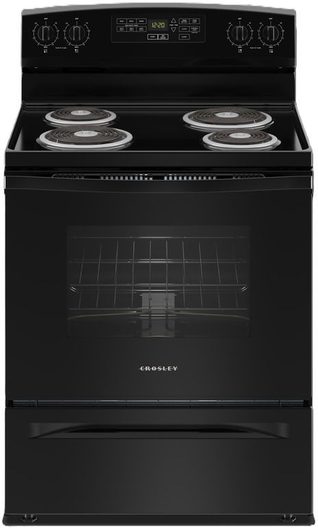 Crosley® 30" Black Freestanding Electric Range -0
