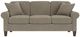 Flexsteel® Moxy Gray Dove Sofa with Curved Sock Arms-1