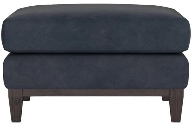 Bassett® Furniture Sanford BenchMade Nubuck Navy Ottoman-0
