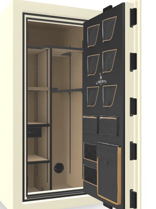 Liberty Safe Classic Plus White Marble 50 Mechanical Gun Safe-1