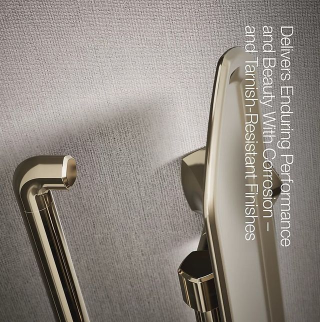 Kohler® Occasion® Vibrant French Gold Toilet Paper Holder with Tray -4