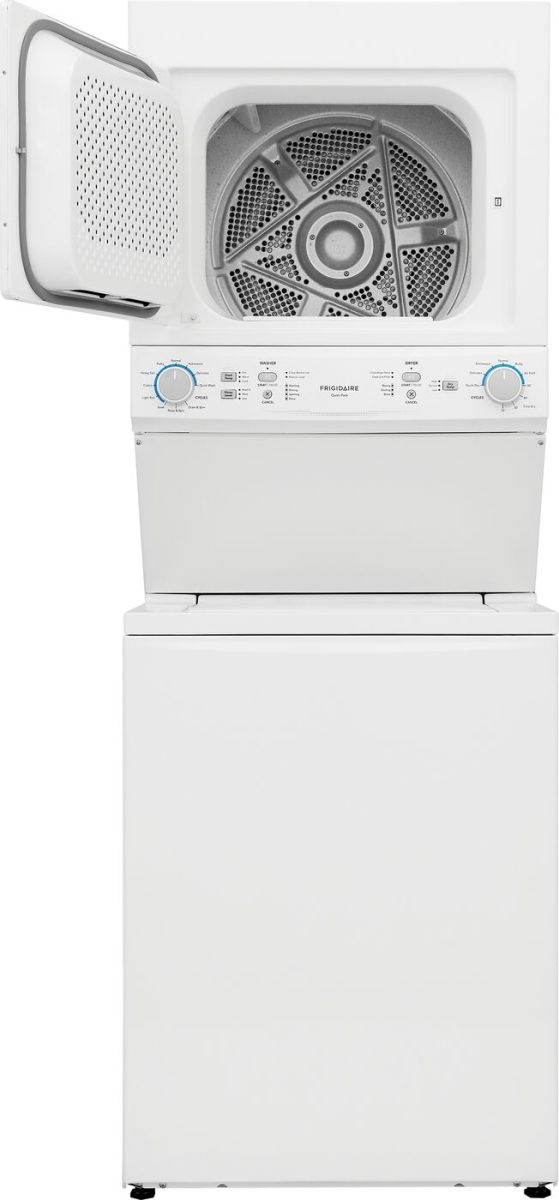 Frigidaire® White Electric Laundry Center, 3.9 Cu. Ft. Washer, 5.5 Cu. Ft. Dryer-3