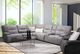 Parker House® Gladiator 6-Piece Sky Power Reclining L-Shape Sectional with Power Adjustable Headrests-1
