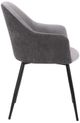 Armen Living Pixie Black/Dark Grey Dining Room Chair-2