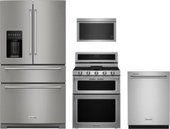 KitchenAid® 4 Piece Stainless Steel Kitchen Package