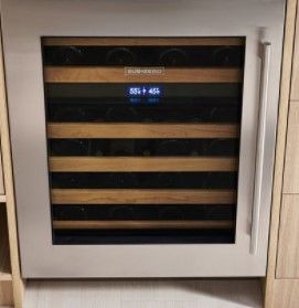 Sub-Zero® Designer Stainless Steel Left Hinge Undercounter Wine Cooler Glass Door Panel Kit-0