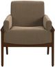 Elements International Ava Cherry/Langley Cocoa Chair-2