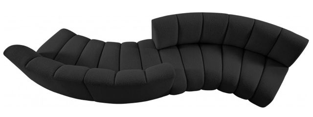 Meridian Furniture Infinity 4-Piece Black Modular Sectional Set-2