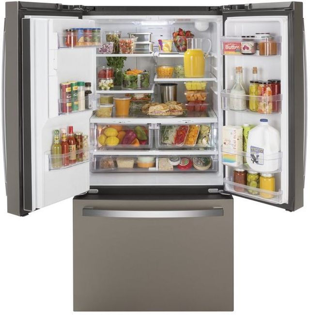 GE® 36" 25.6 Cu. Ft. Slate French Door Refrigerator-4