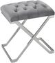 Brassex Inc. Grey Accent Bench-0