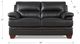 Hydeline® Luxor Gunmetal Black Loveseat-1