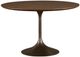 Bassett® Furniture Copenhagen Espresso Dining Table with Bronze Base-0