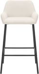 Inspire™ Baily 2-Piece Beige/Black 26" Fabric Counter Stool-3