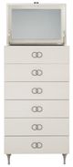 Bernhardt Silhouette Eggshell Tall Drawer Chest-4