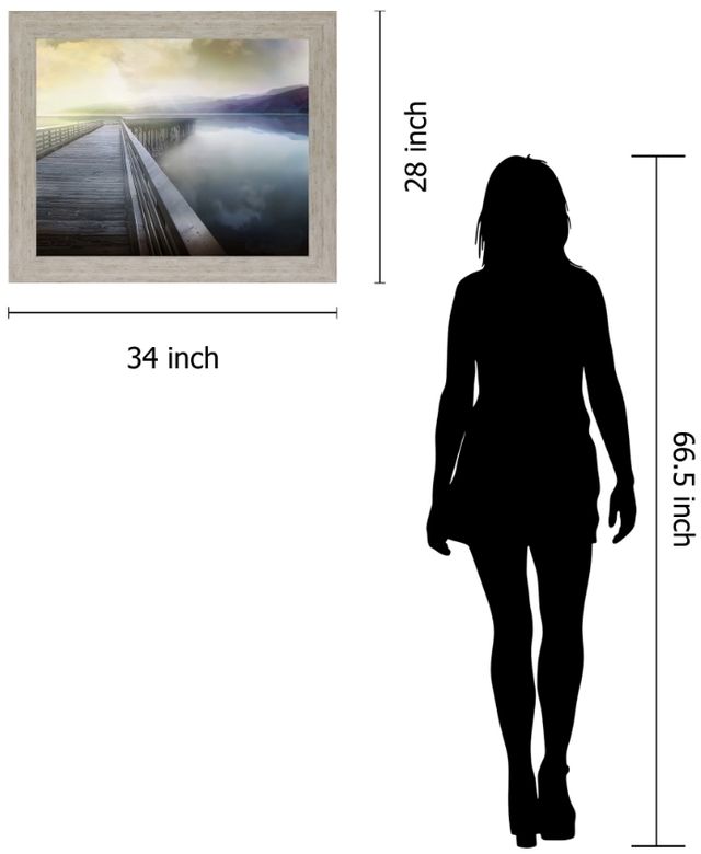 Classy Living Serene Dawn Pathway Wall Art-1