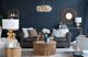 A & B Home Clear/Gold Chandelier-4