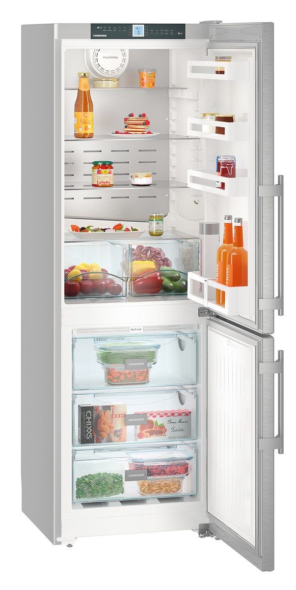 Liebherr 11.1 Cu. Ft. Stainless Steel Bottom Freezer Refrigerator-3