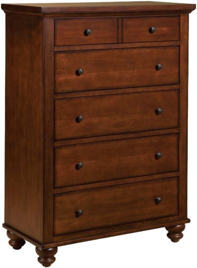 aspenhome® Cambridge Brown Cherry Chest-0