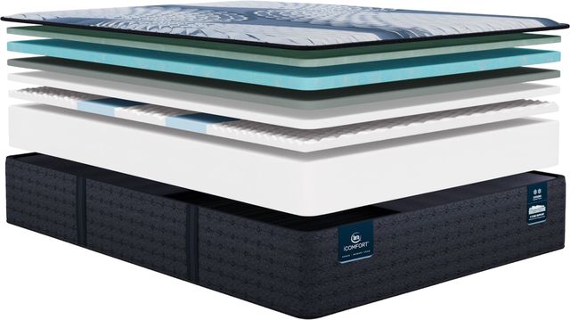 Serta® iComfort® Iona 13" Memory Foam Medium Tight Top Twin XL Mattress-2