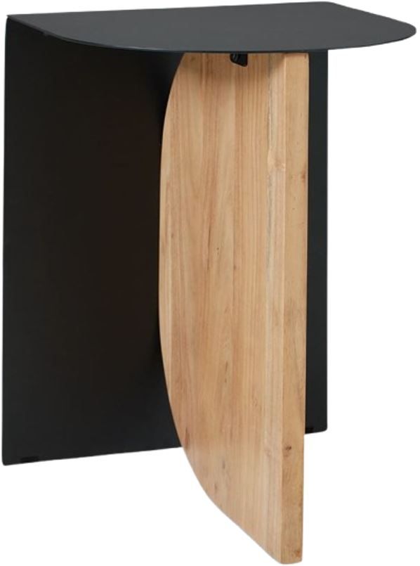Signature Design by Ashley® Ladgate Black Side Table with Natural Accent-0