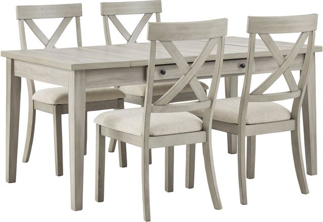 Signature Design by Ashley® Parellen 5-Piece Gray Dining Set-0