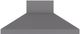 Vent-A-Hood® 66" Gunsmoke Euro-Style Wall Mount Range Hood-0