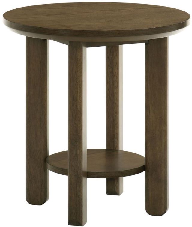 Coaster® Ottowa 2-Piece Brown Oak Coffee Table Set-3