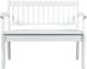 Jofran Inc. Artisan's Craft Distressed Weathered White Storage Bench-1