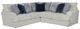 Jackson Furniture Polaris 2-Piece Off-White Right Side Facing L-Shape Sectional-0