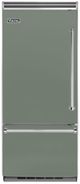 Viking® 5 Series 36 in. 20.4 Cu. Ft. Eucalyptus Built In Left Hinge Bottom Freezer Refrigerator-0