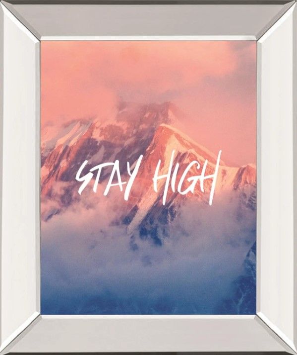 Classy Art Stay Higha Mountain Landscape by Nature Magick Wall Art-0