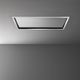 Falmec Nube Design+ 36" Scotch Brite Stainless Steel Island Range Hood-1