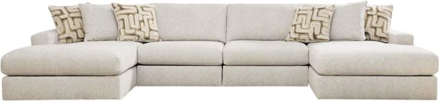 Signature Design by Ashley® Toliar 4-Piece Feathered Double Chaise Sectional-0