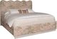 Vanguard® Furniture Customizable Vista Queen Upholstered Panel Bed-0