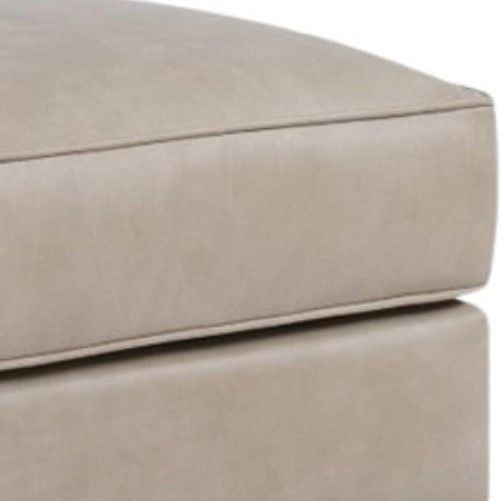 Smith Brothers Customizable 541 Leather Ottoman-1