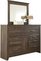 Signature Design by Ashley® Juararo Dark Brown Dresser and Mirror-0