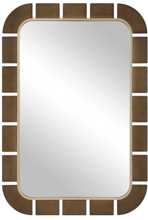Uttermost® Segment Dark Bronze Mirror-0