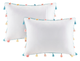 Olliix by Mi Zone Kids Tessa White Twin Tassel Comforter Set-4
