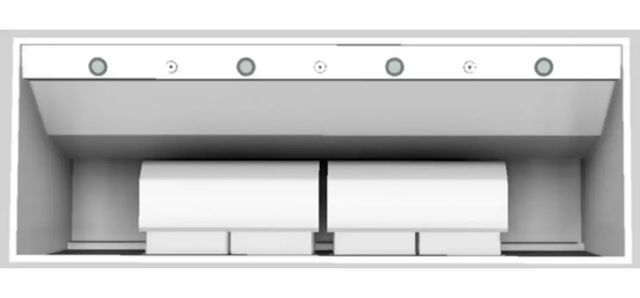 Vent-A-Hood® 66" White Wall Mounted Range Hood-3