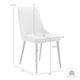 Armen Living Genesis 2-Piece Taupe Grey Dining Chair Set-4