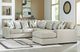 Benchcraft® Laurelgrove 4-Piece Pebble Right Arm Facing Sectional and Chaise-1