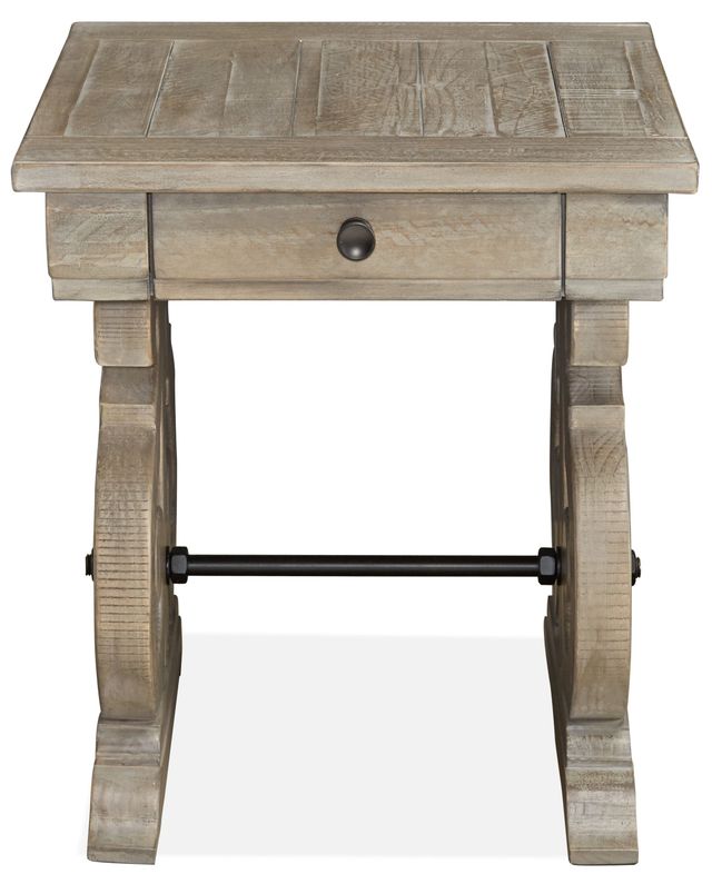 Magnussen Home® Tinley Park Dovetail Grey End Table-1