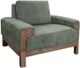 International Furniture Direct Sedona Olive Green Armchair-0