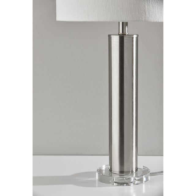 Adesso® Ezra Brushed Steel Table Lamp-2
