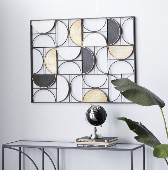 Deco Marche Geometric Half Moon Wall Art-4