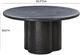 TOV Furniture Elika Black Round Dining Table-2