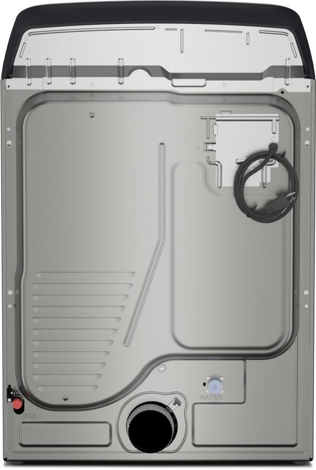 Maytag® 7.4 Cu. Ft. Classic Silver Smart Front Load Gas Dryer with Pet Pro Option-4