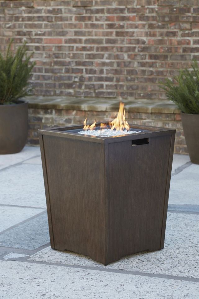 Signature Design by Ashley® Rodeway South Brown Aluminum Fire Pit-6