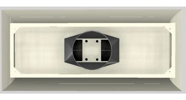Vent-A-Hood® Designer Series 66" Biscuit Island Range Hood-2